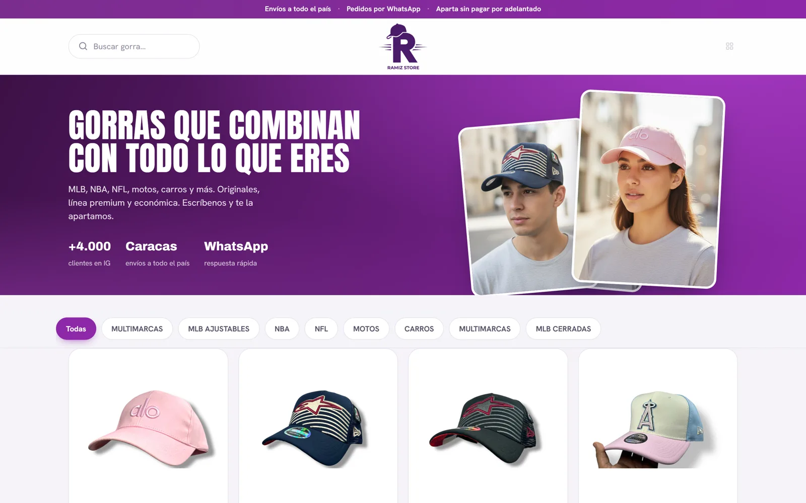 Catálogo público de Ramiz Store